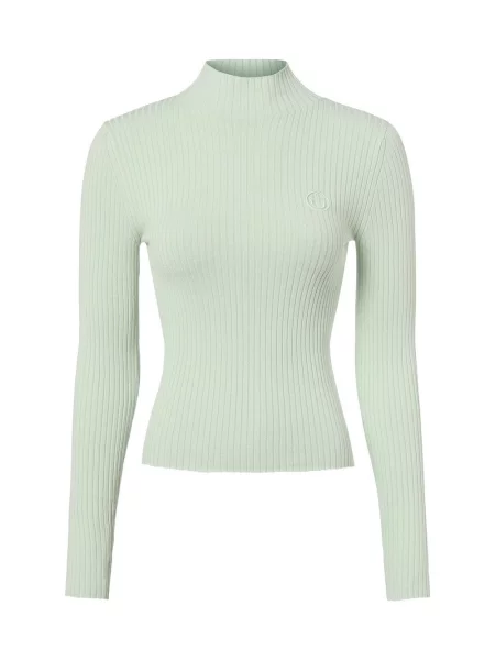 HUGO BLUE Sweter Sarmie Kobiety zielony jednolity S niebieski