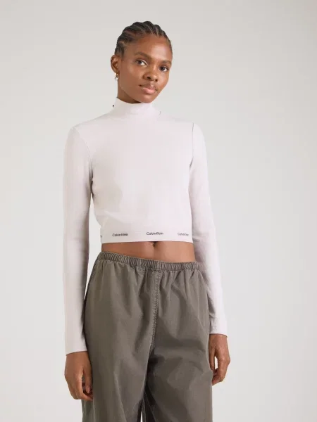 Calvin Klein Jeans Tričko svetlosivá