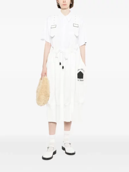 Csatos street pántos szoknya Dsm - Dover Street Market fehér