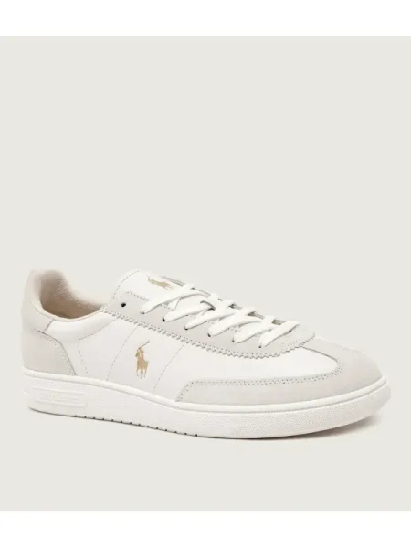 Teniși Polo Ralph Lauren din piele alb