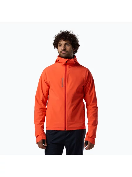 Geacă de schi de tură pentru bărbați Rossignol Venon Wind Hoodie neon red roșu
