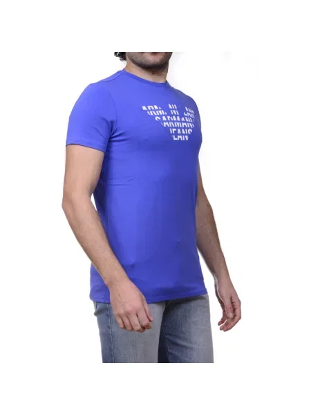 Koszulka Armani Jeans niebieska