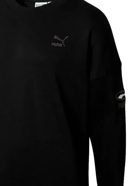 Bluza Puma z okrągłym dekoltem czarna