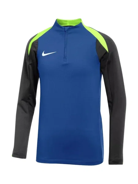 NIKE Tricou funcțional Strike albastru închis / verde deschis / negru alb