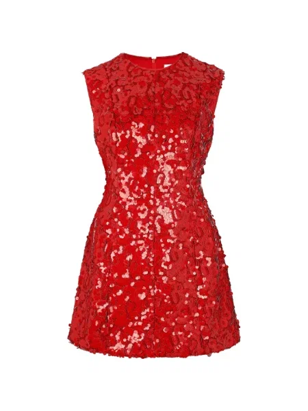 Rochie mini Acler cu paiete roșu