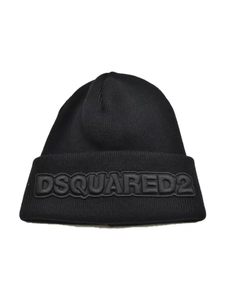 Czapka Dsquared2 wełniana czarna