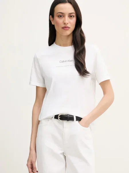 Calvin Klein Jeans tričko bílé