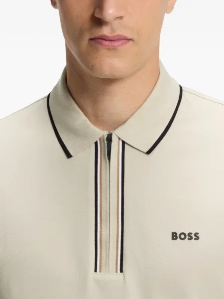 Tricou polo Boss cu imagine