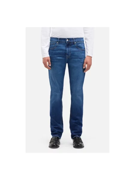 Jeansy 7 For All Mankind niebieskie