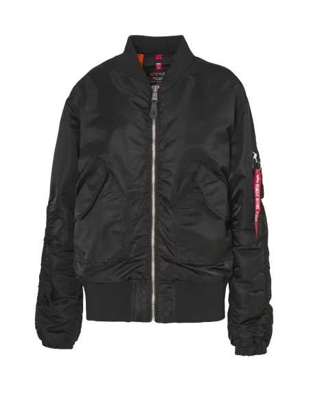 ALPHA INDUSTRIES Geacă de primăvară-toamnă CWU negru