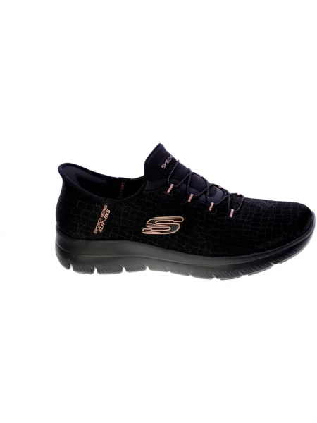 Rövid félcipő Skechers fekete