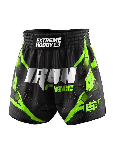 Spodenki Muay Thai EXTREME HOBBY IRON FORCE zielone