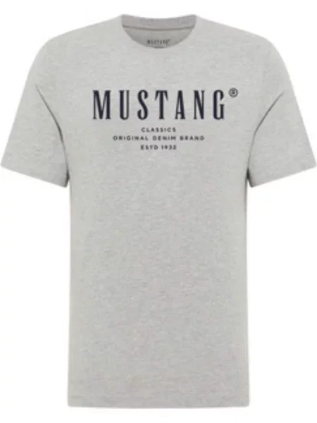 MUSTANG Póló Alex' szürke