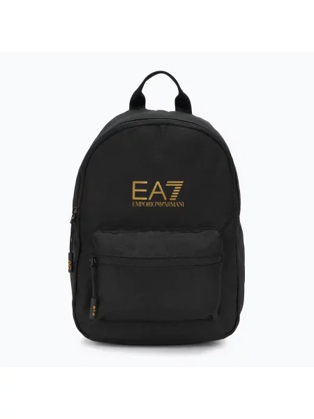 Dětský městský batoh Emporio Armani Train Core 6 l black / gold logo black gold logo černý
