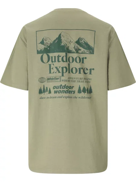 T-shirt Whistler Kunta zielona