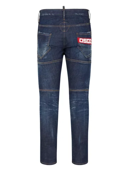 Proste jeansy Dsquared2 niebieskie