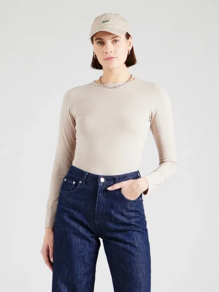 ABOUT YOU Tricou Layla / gri amestecat bej
