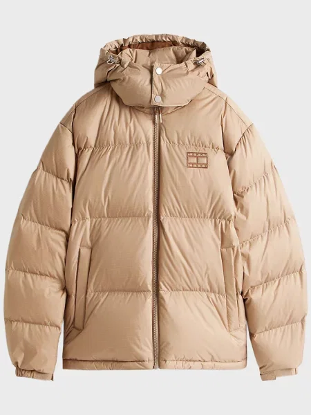 Джинсова куртка Tommy Jeans бежева