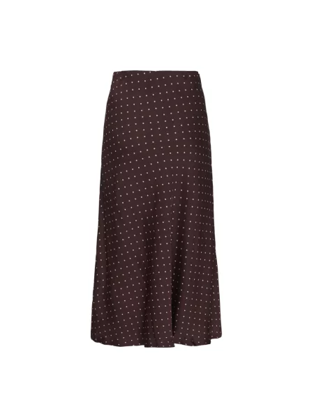 Spódnica midi Inwear brązowa