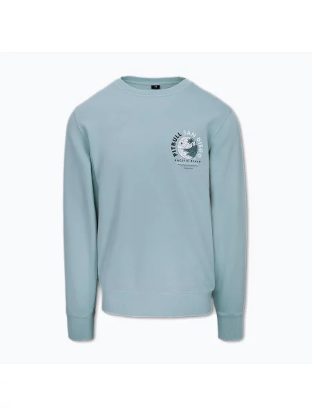 Bluza Pitbull Planet Surf Crewneck Sweatshirt light blue niebieska