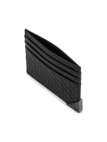 Portfel Emporio Armani skórzany czarny