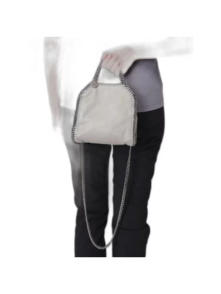 Shopperka Stella Mccartney skórzana szara