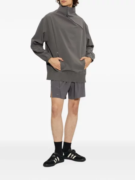 Sală de gimnastică lung sutien Adidas din piele negru