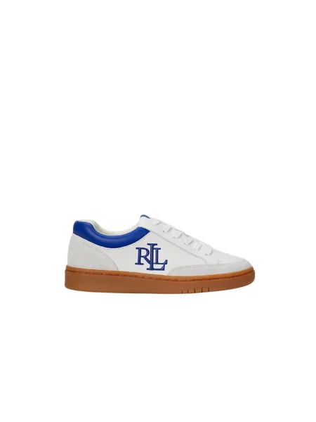 Sneakersy Ralph Lauren skórzane białe