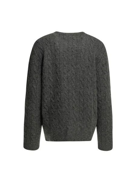 Sweter Valentino wełniany szary