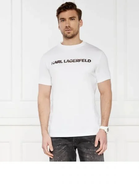 Karl Lagerfeld Tricou alb