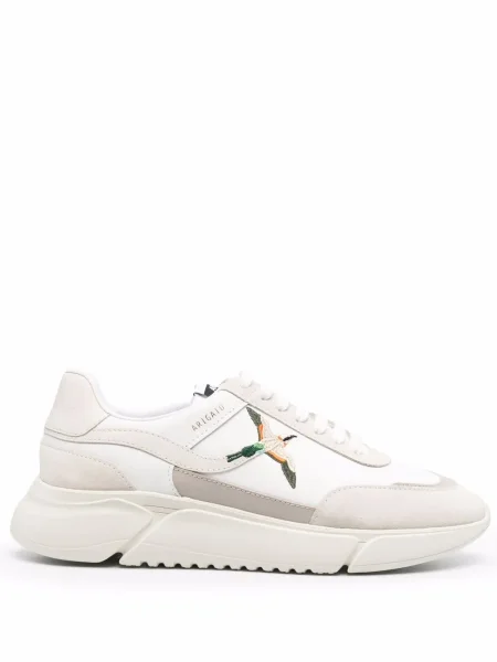 Sneakerși Axel Arigato din piele de căprioară alb