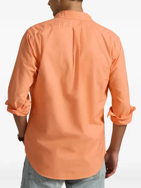 Ριγέ πλισέ κασκέτο Polo Ralph Lauren φανελένιο μπλε