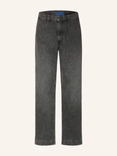 Hugo Jeansy Alton O Kroju Regular Fit grau szare
