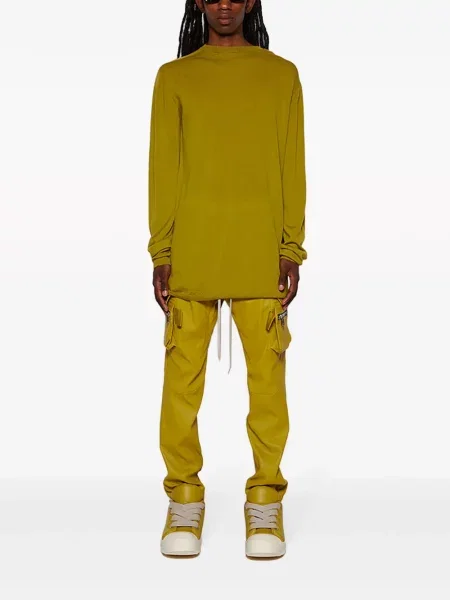 Iš natūralios odos siaurėjantys kelnės Rick Owens
