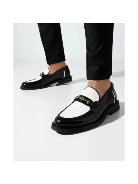 Półbuty Filling Pieces skórzane czarne