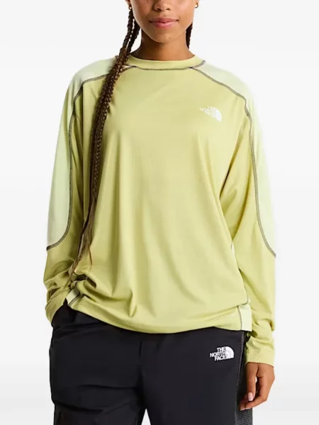 Tricou The North Face cu imagine galben