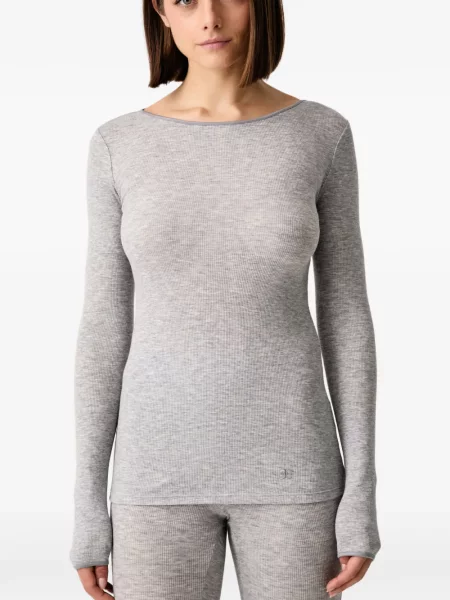 Lung top Chantelle tricotate gri
