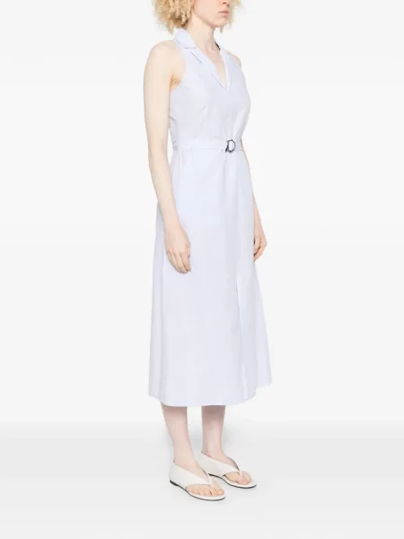 Rochie midi Patrizia Pepe cu dungi alb