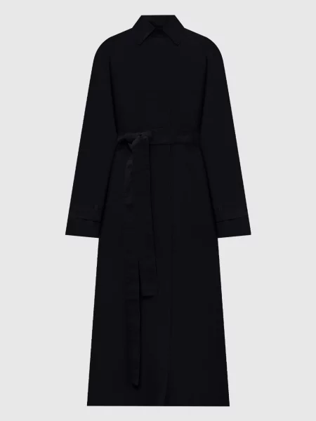 Плащ Ryo із шовку The Row чорний