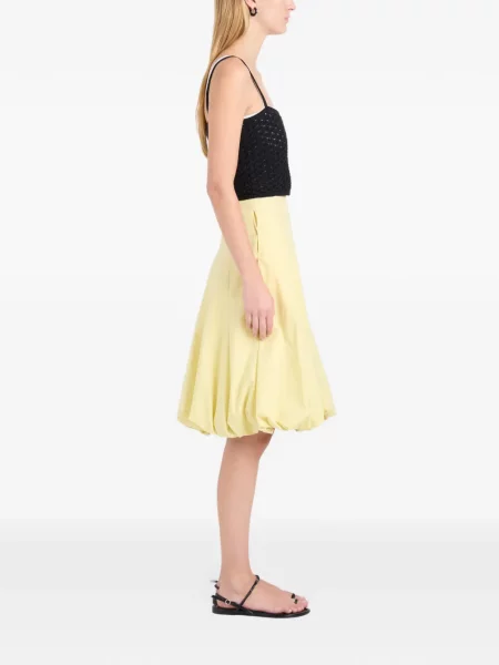Mini fusta mini Proenza Schouler White Label mini alb