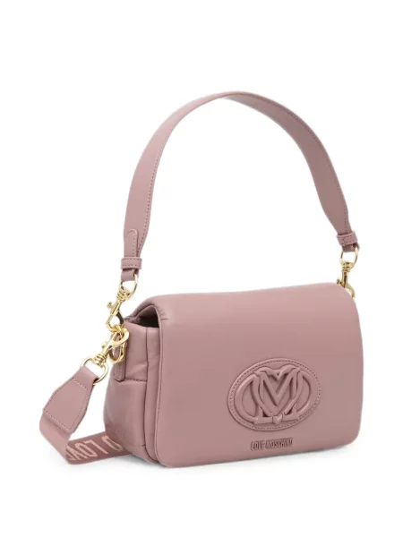 Шопинг чанта Love Moschino с автограф розово