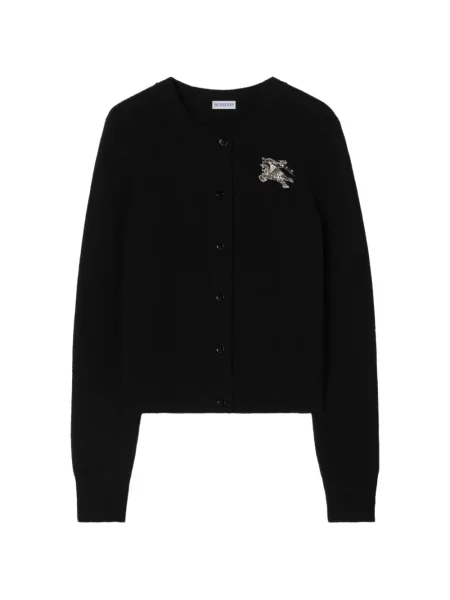 Cardigan Burberry de lână negru