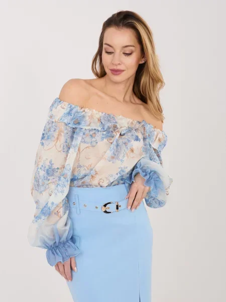 Bluză Italy Moda albastru