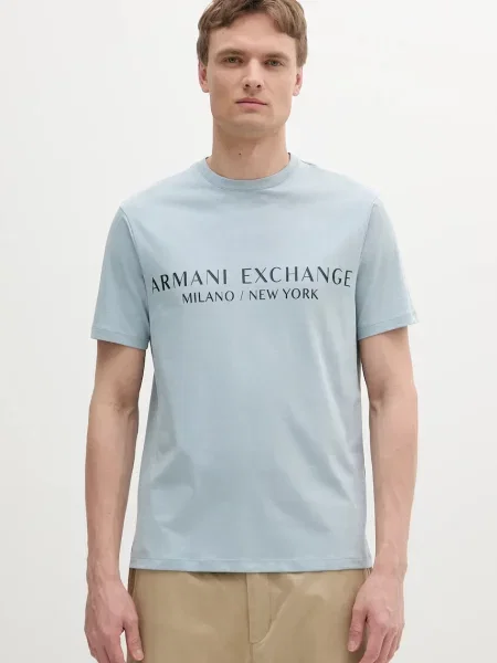 Armani Exchange тениска синьо