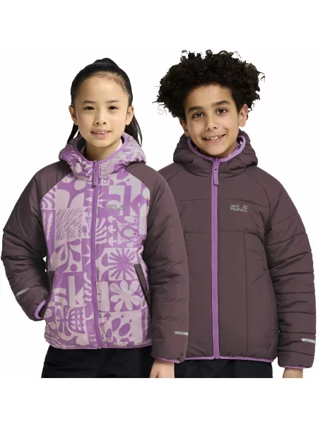 Детская куртка Jack Wolfskin фиолетовая