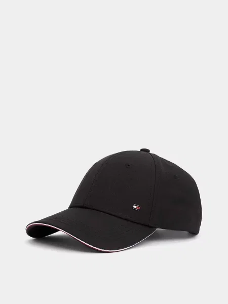 Переработанный кепка Tommy Hilfiger черная