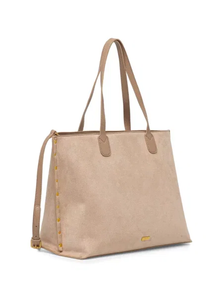Geantă shopper Morgan din piele de căprioară