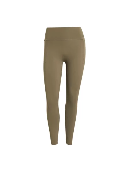 ADIDAS PERFORMANCE Pantaloni sport Optimé Contour Workout Full Length kaki