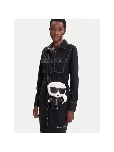 Τσάντα KARL LAGERFELD Μαύρο λευκό