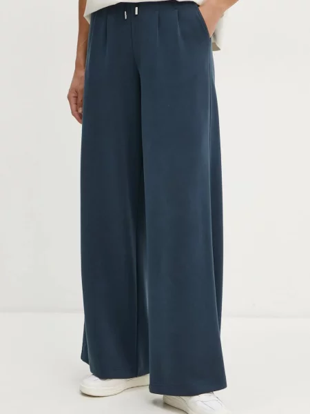 Boss Orange pantaloni de trening bleumarin uni portocaliu